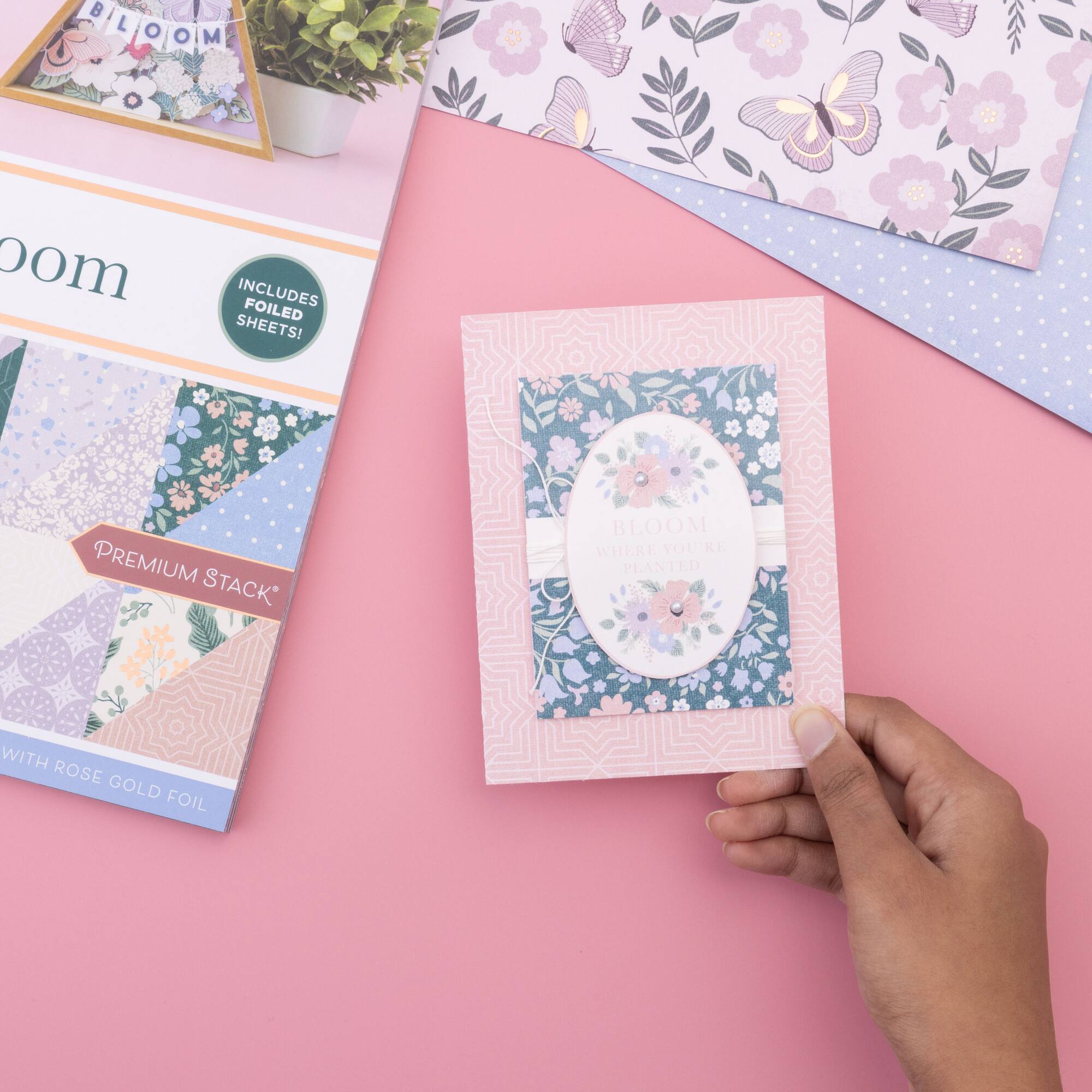 DCWV® 12" x 12" Premium Paper Bella and Bloom, 36 Sheets
